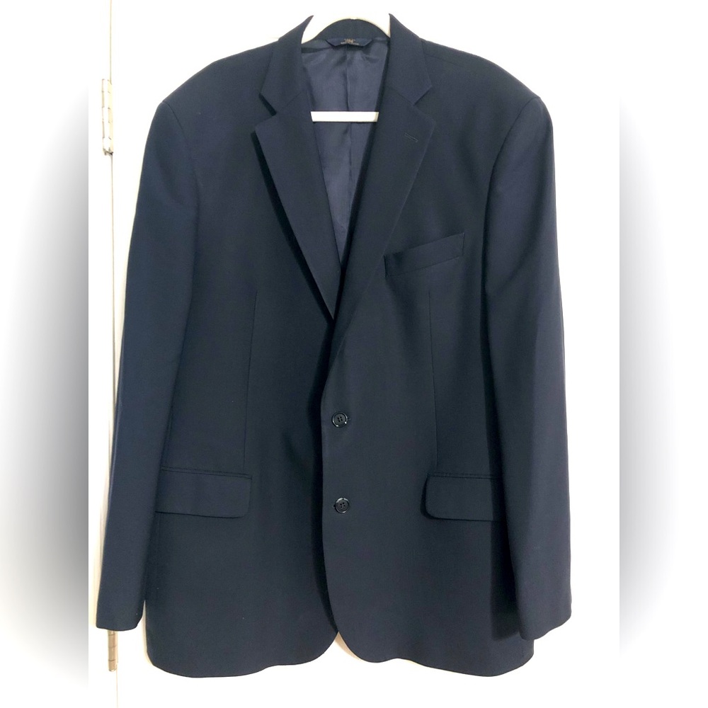 Brooks Brothers 346 dark blue suit jacket blazer size‎ 46L formal business.